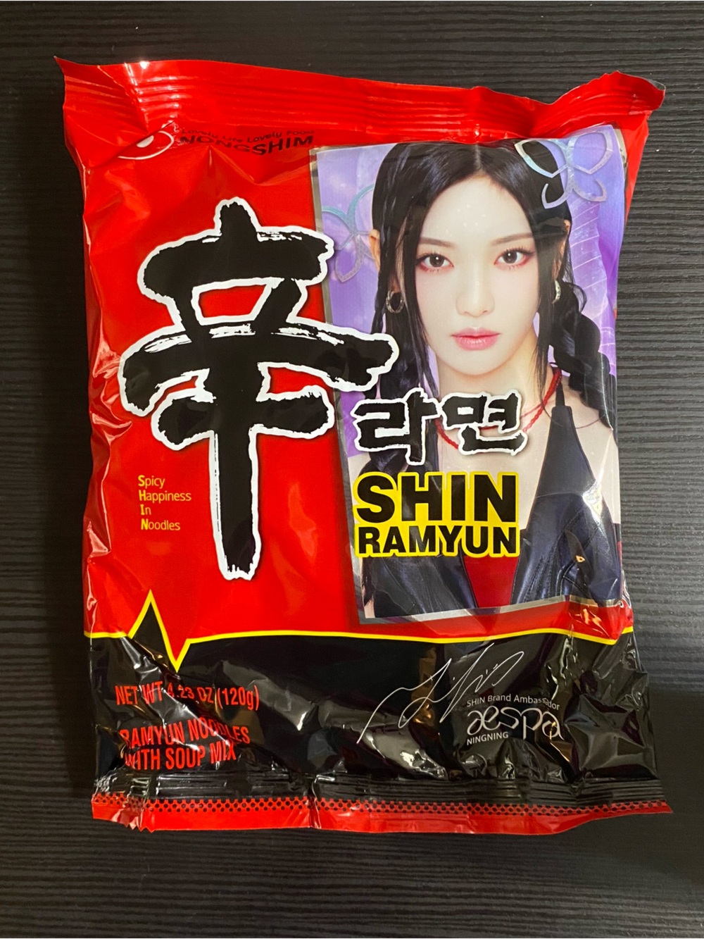 Aespa Ning Ning Shin Ramyun Instantt Noodles